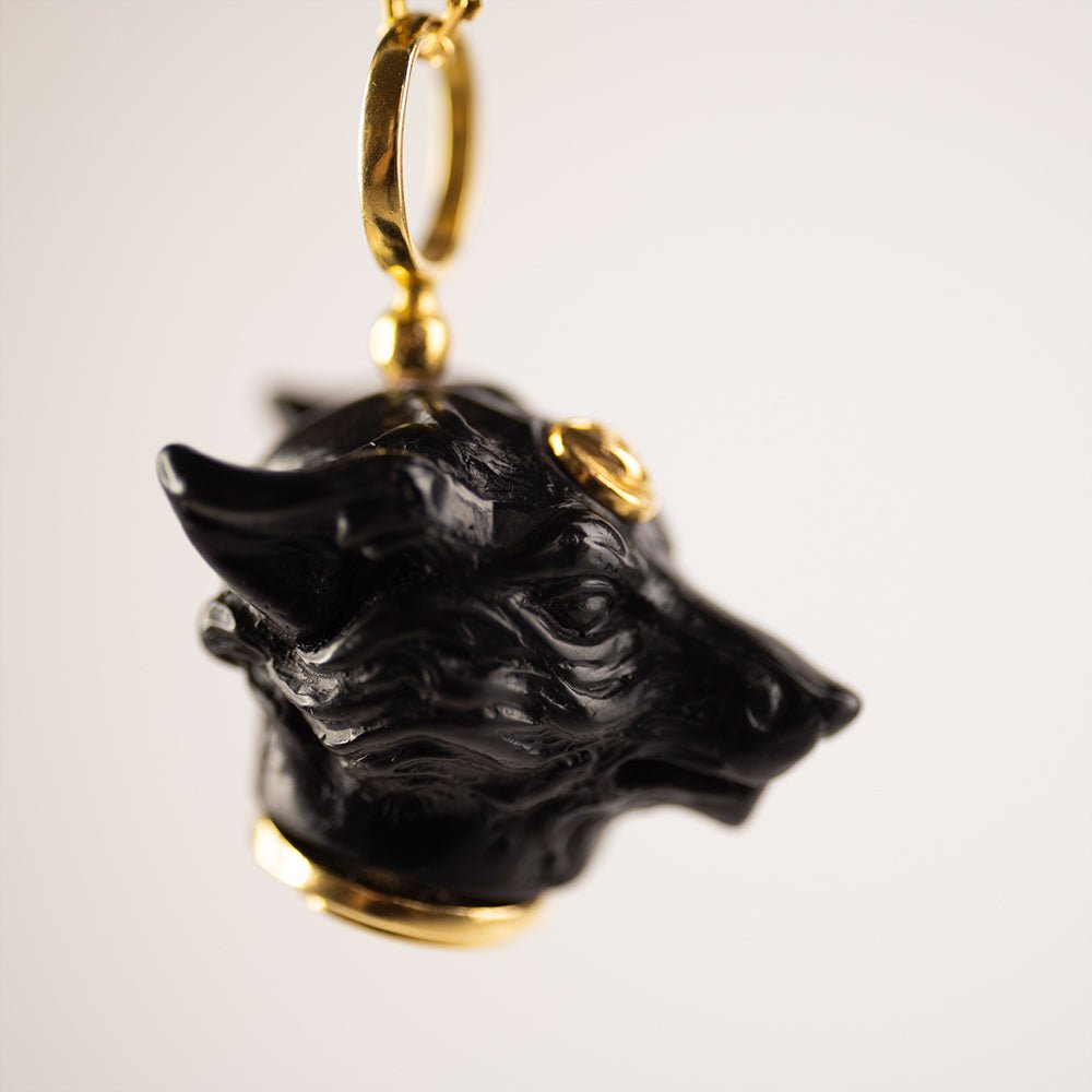 KITSUNE PENDANT - BLACK - Macabre Gadgets Store