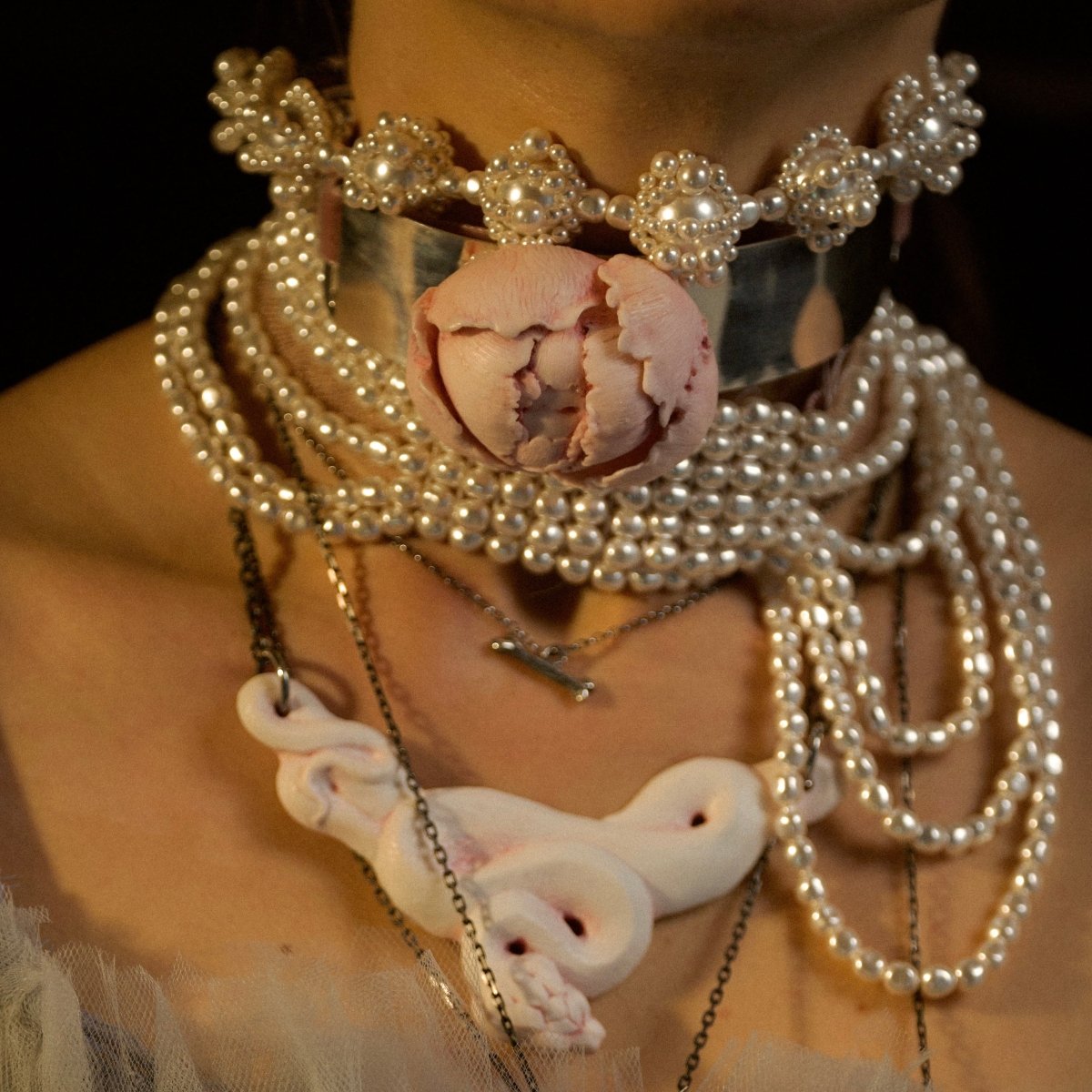 Clouds necklace - Macabre Gadgets