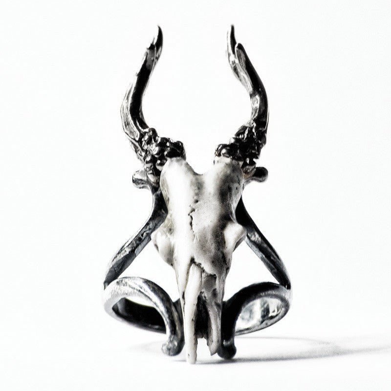 Doe ring - front view on a white background