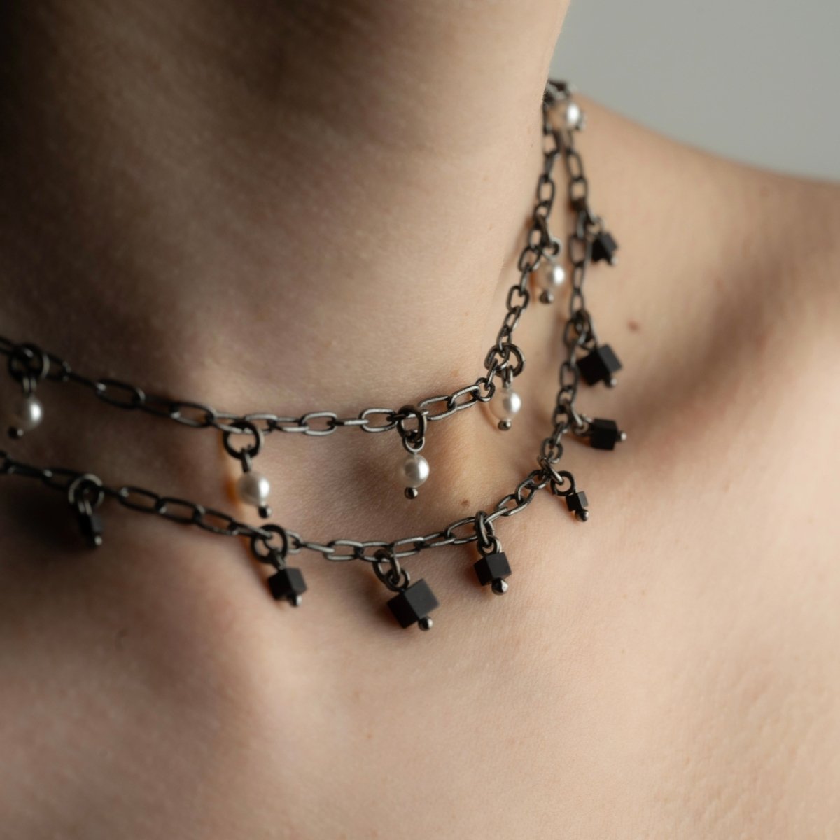 Mosaic necklace - Macabre Gadgets