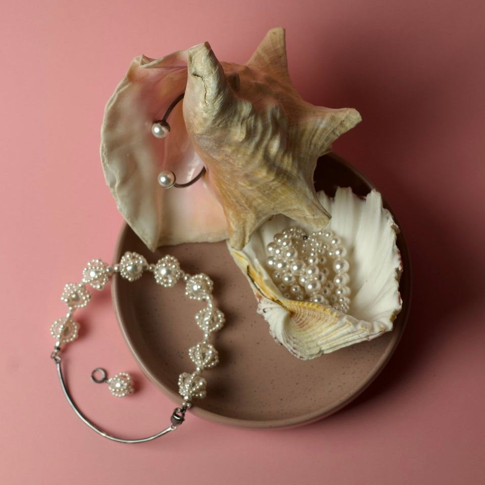 Pearl Clouds necklace - Macabre Gadgets