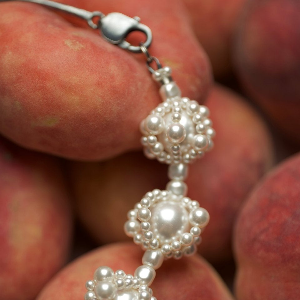 Pearl Clouds necklace - Macabre Gadgets