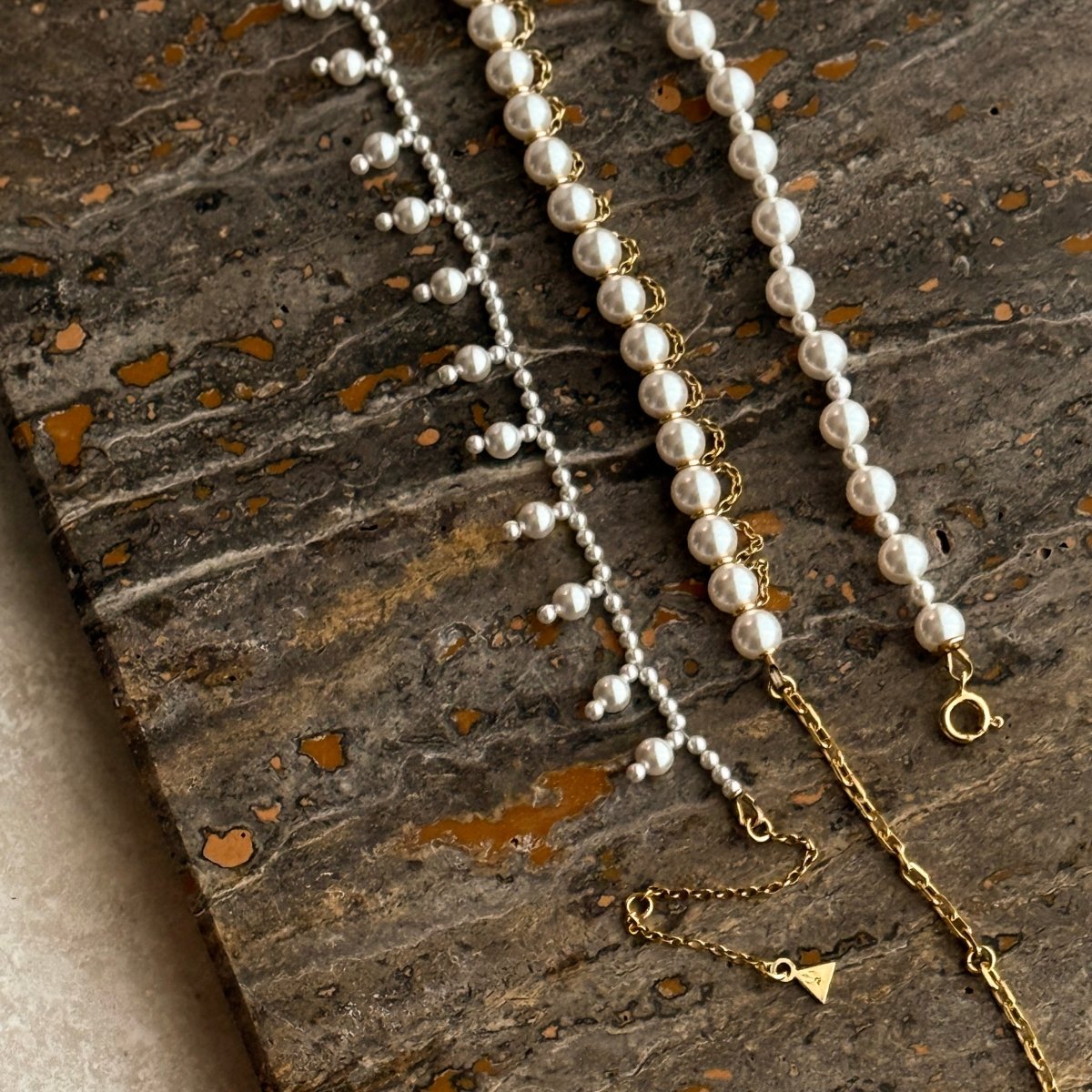 Pearl Net choker - Macabre Gadgets