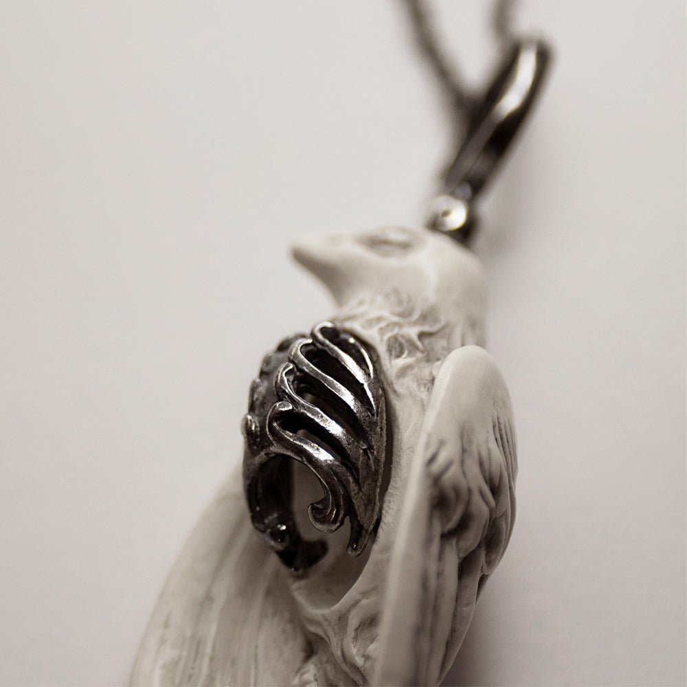AVIS AETERNA PENDANT - WHITE - Macabre Gadgets Store