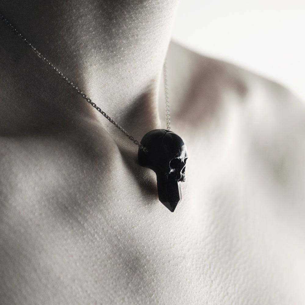 CRYSTAL SKULL PENDANT - SMALL - Macabre Gadgets Store