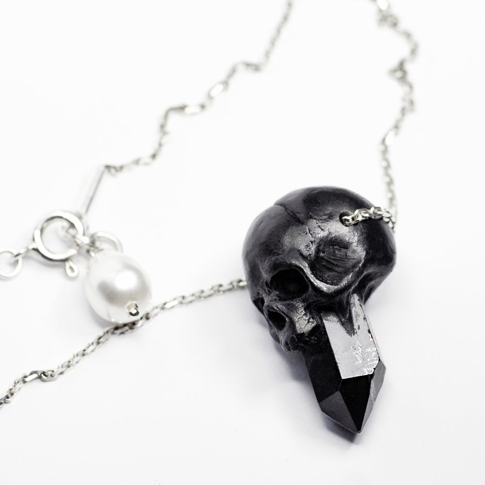 CRYSTAL SKULL PENDANT - SMALL - Macabre Gadgets Store