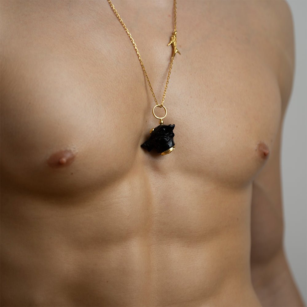 KITSUNE PENDANT - BLACK - Macabre Gadgets Store