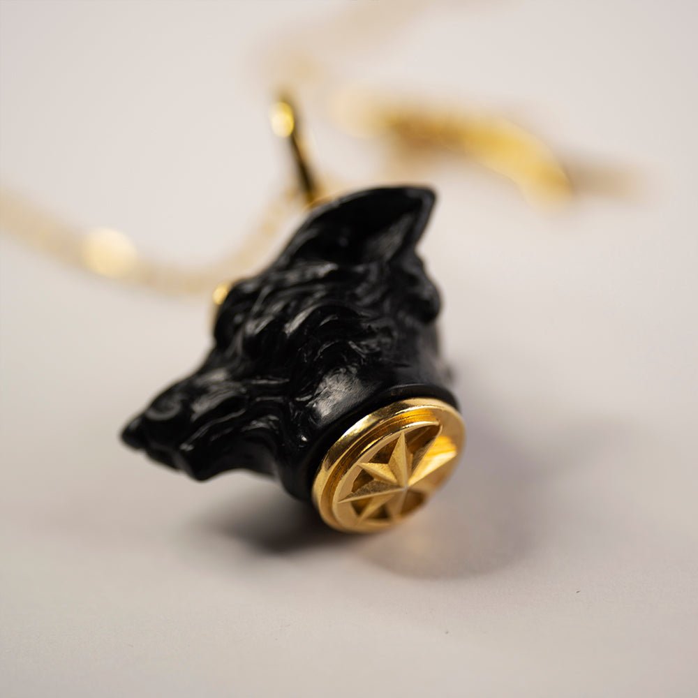 KITSUNE PENDANT - BLACK - Macabre Gadgets Store