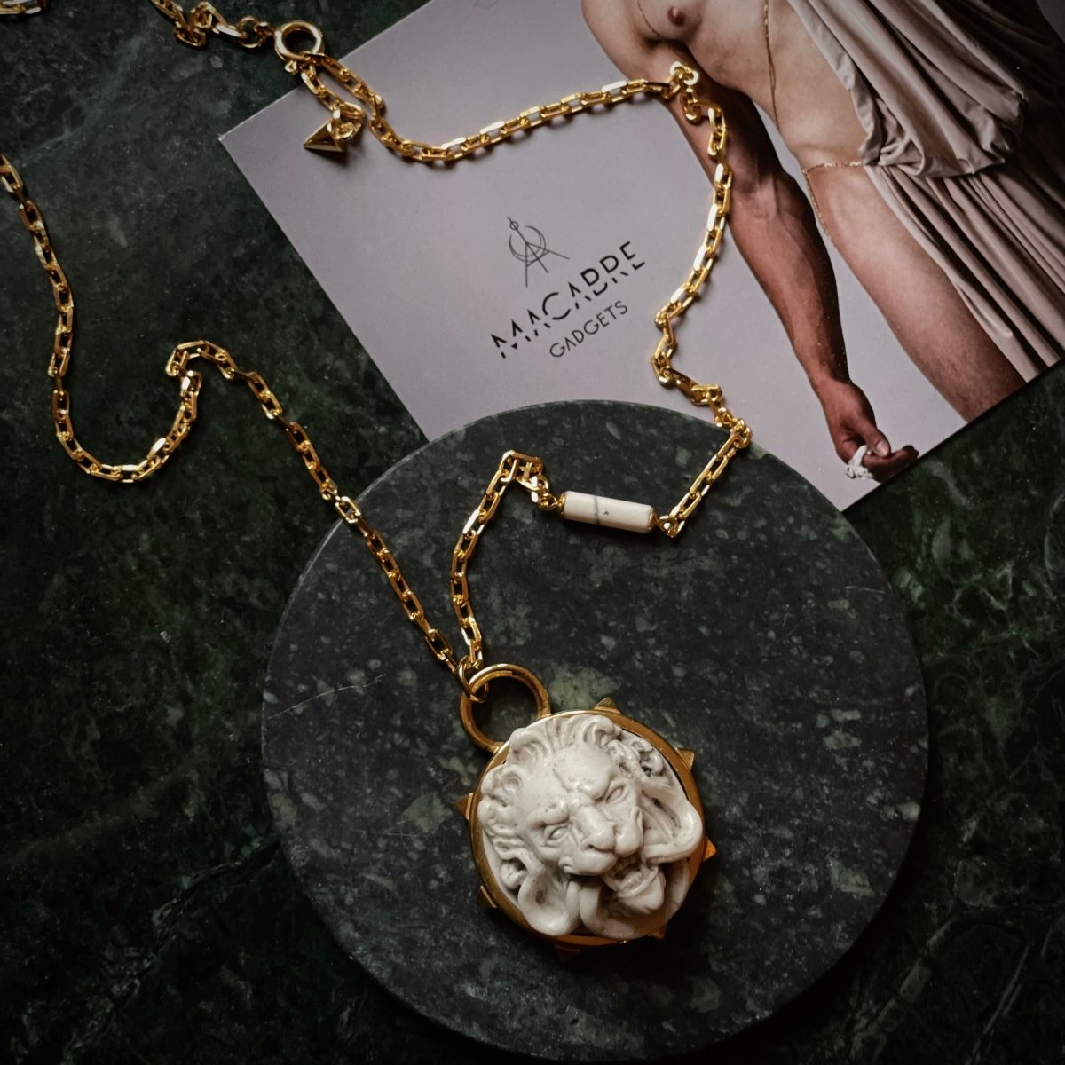 LION PENDANT - Macabre Gadgets Store