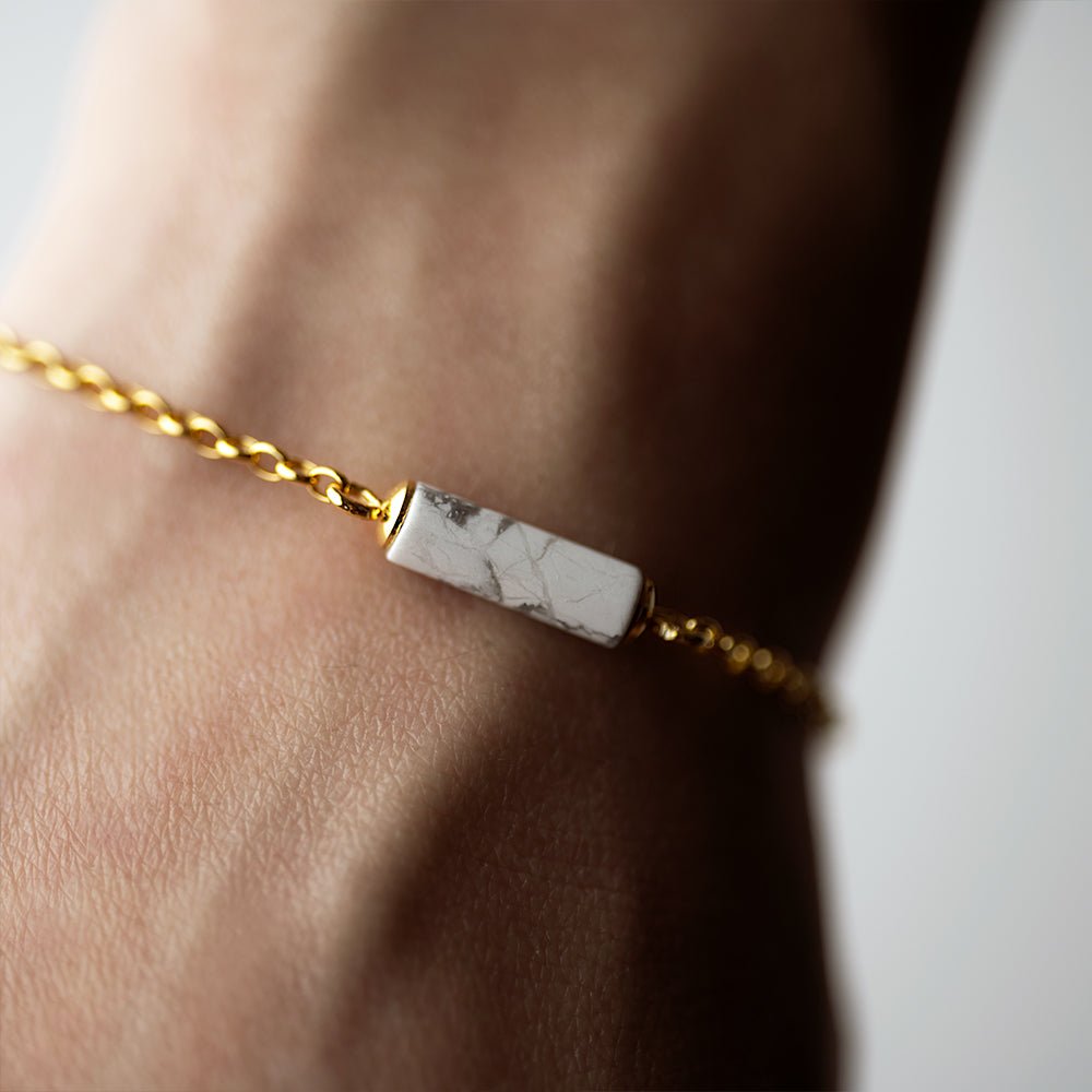 MARBLE BRACELET - GOLD - Macabre Gadgets Store