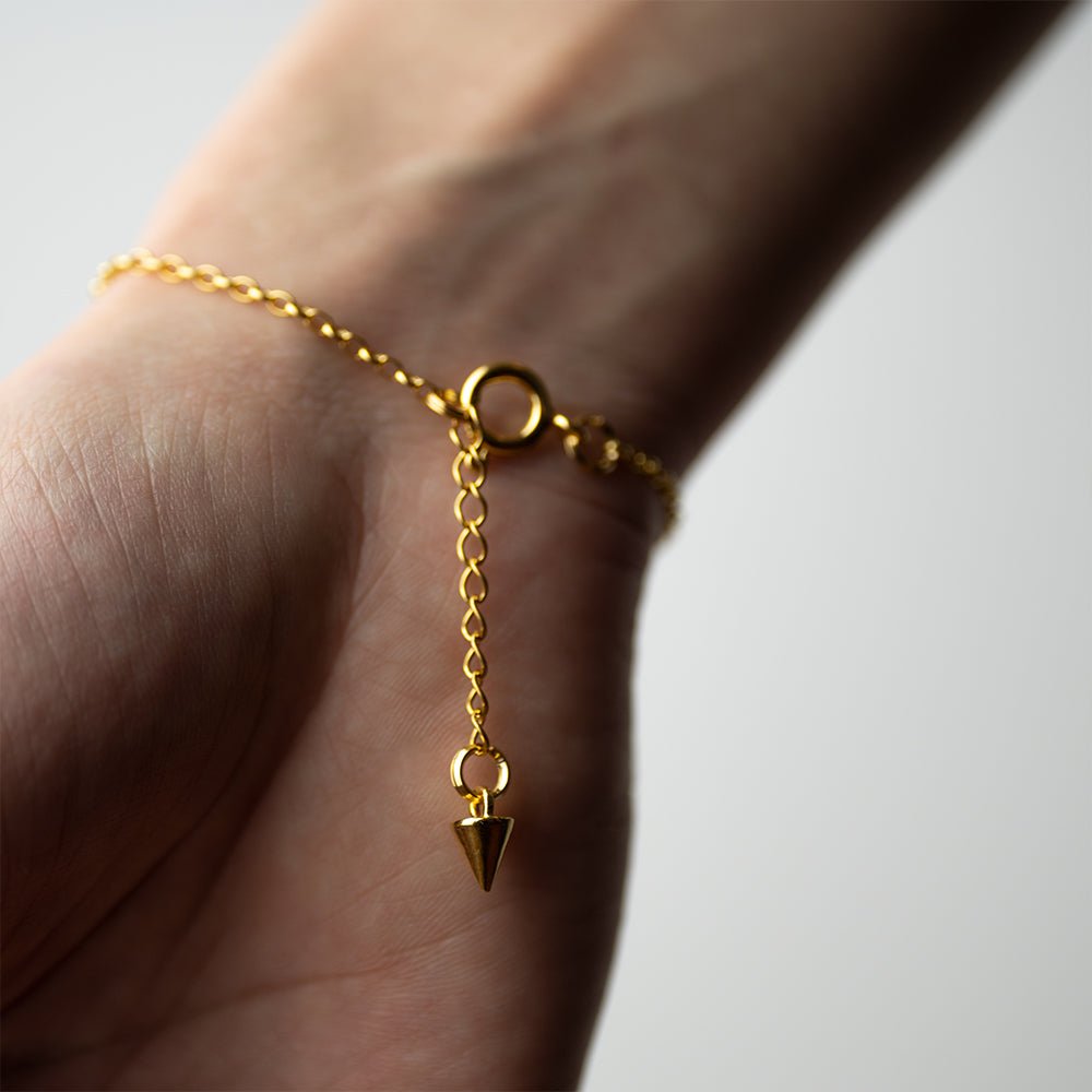 MARBLE BRACELET - GOLD - Macabre Gadgets Store