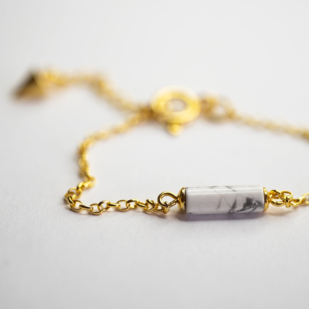 MARBLE BRACELET - GOLD - Macabre Gadgets Store