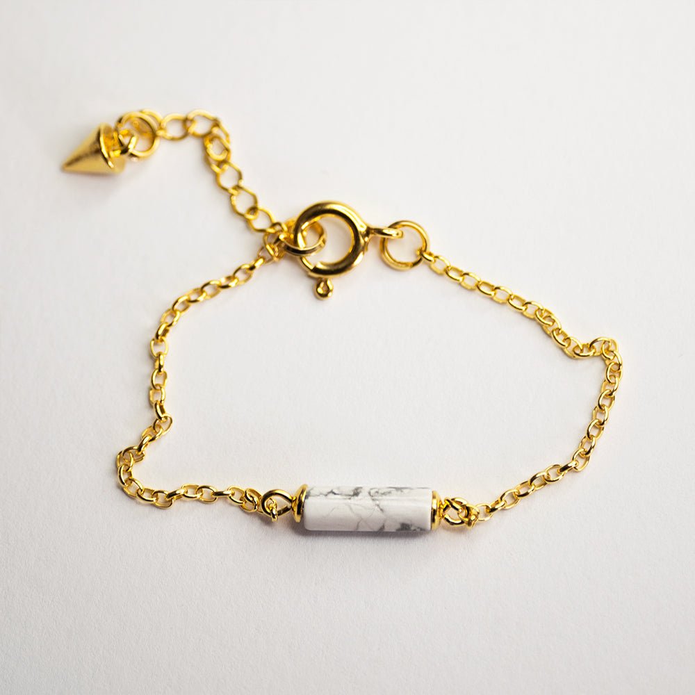 MARBLE BRACELET - GOLD - Macabre Gadgets Store
