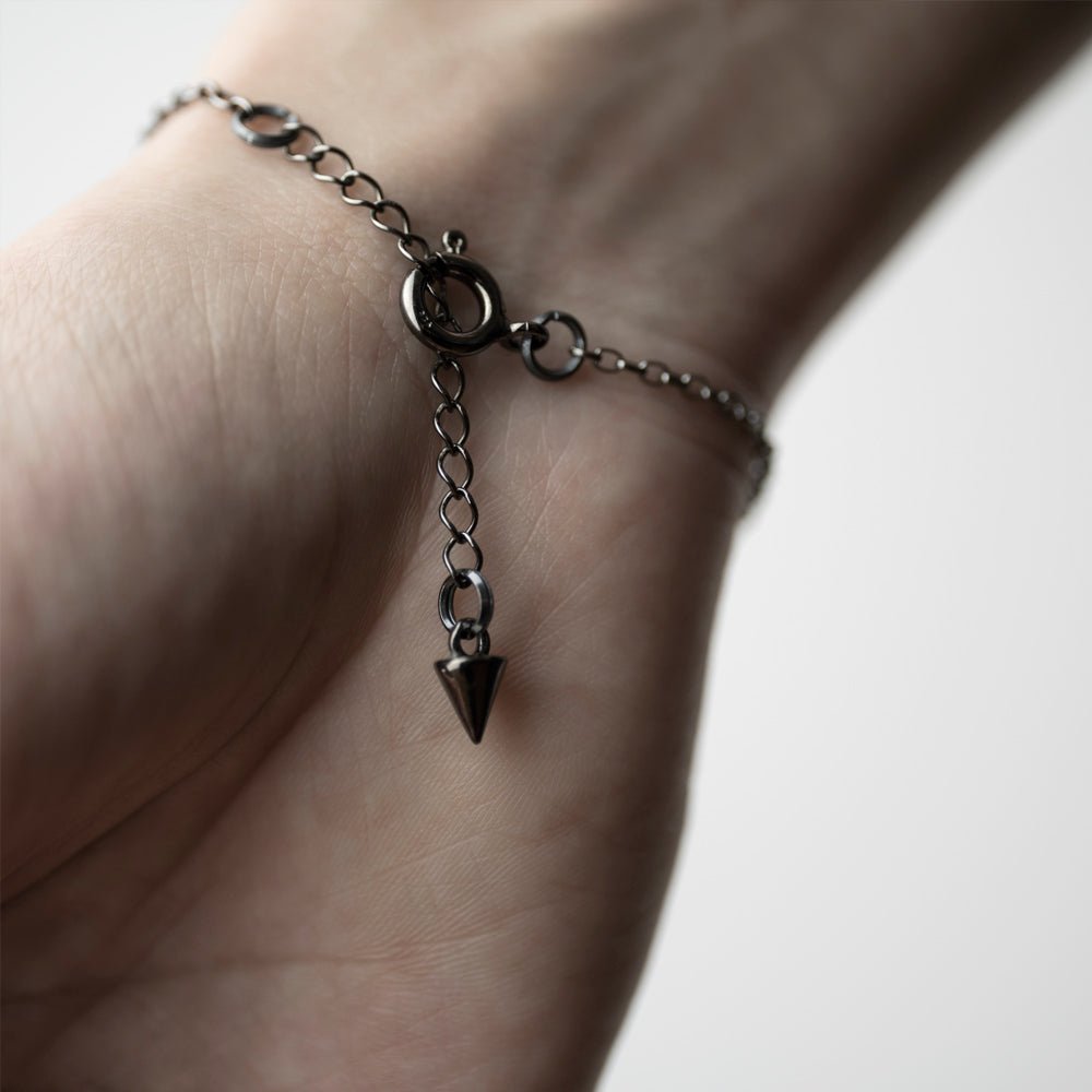 MARBLE BRACELET - SILVER - Macabre Gadgets Store